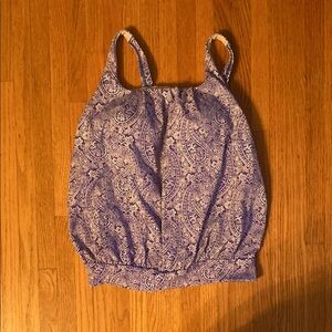 Lands End Swim Blouson top size 6P